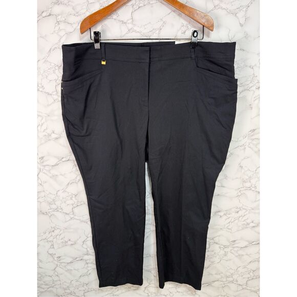 JM Collection Women’s Plus Pants sz 24W Petite Ankle Stretch NEW #G115 - Picture 1 of 7